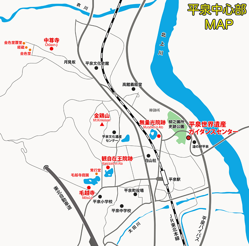 現在の柳之御所史跡公園の地図